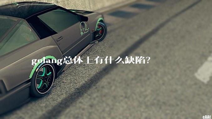 golang总体上有什么缺陷？
